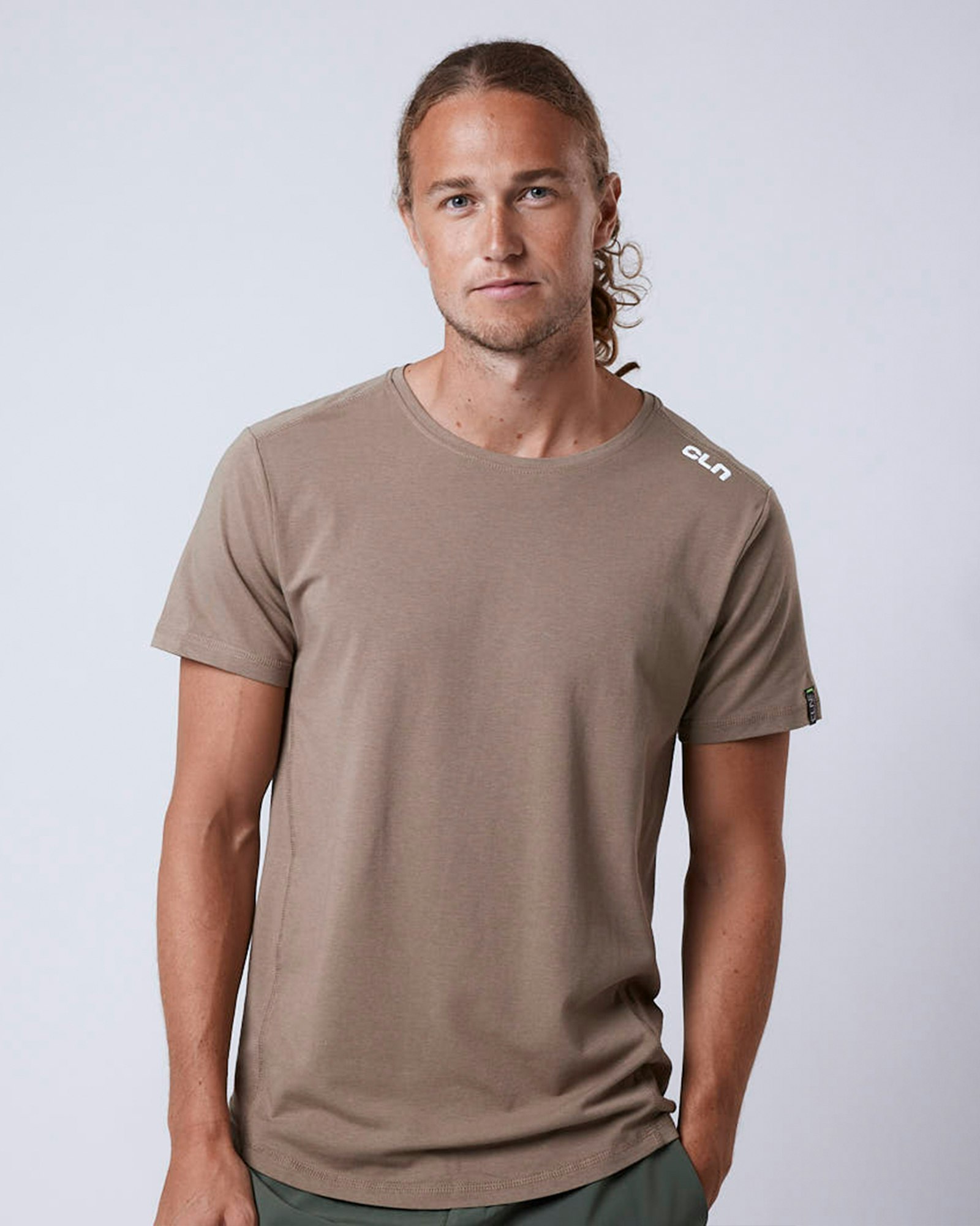 CLN Flex Bamboo T-Shirt Dk.Khaki