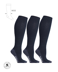 Marin Stödstrumpor Breda Vader, Bambu 15-21 mmHg 3-Pack