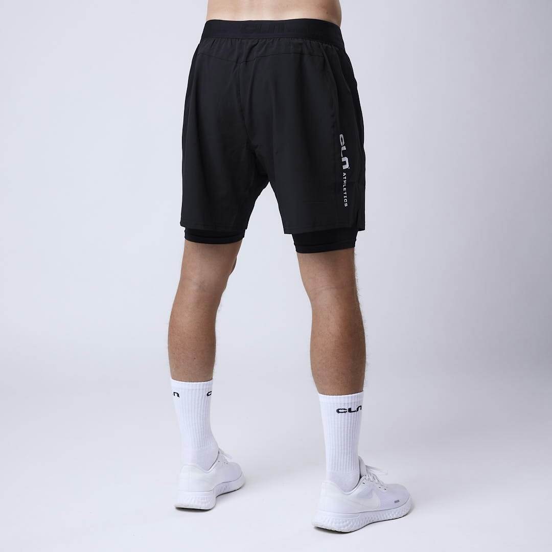 Shorts Rep 2 in 1 CLN Herr, Black