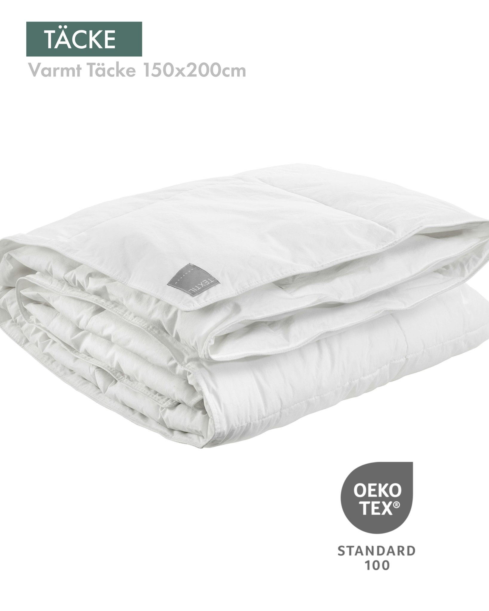 Täcke Varm - Fyllning 950g - 150x200cm