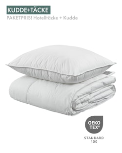 Täcke och Kudde med Hotellkänsla