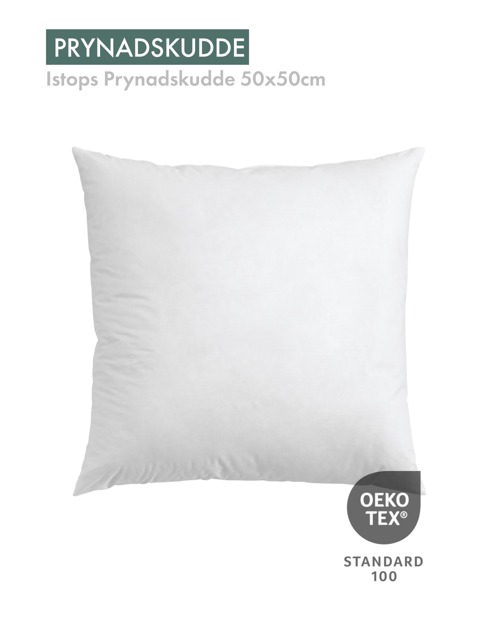 Innerkudde - Fylling 650g - 50x50cm