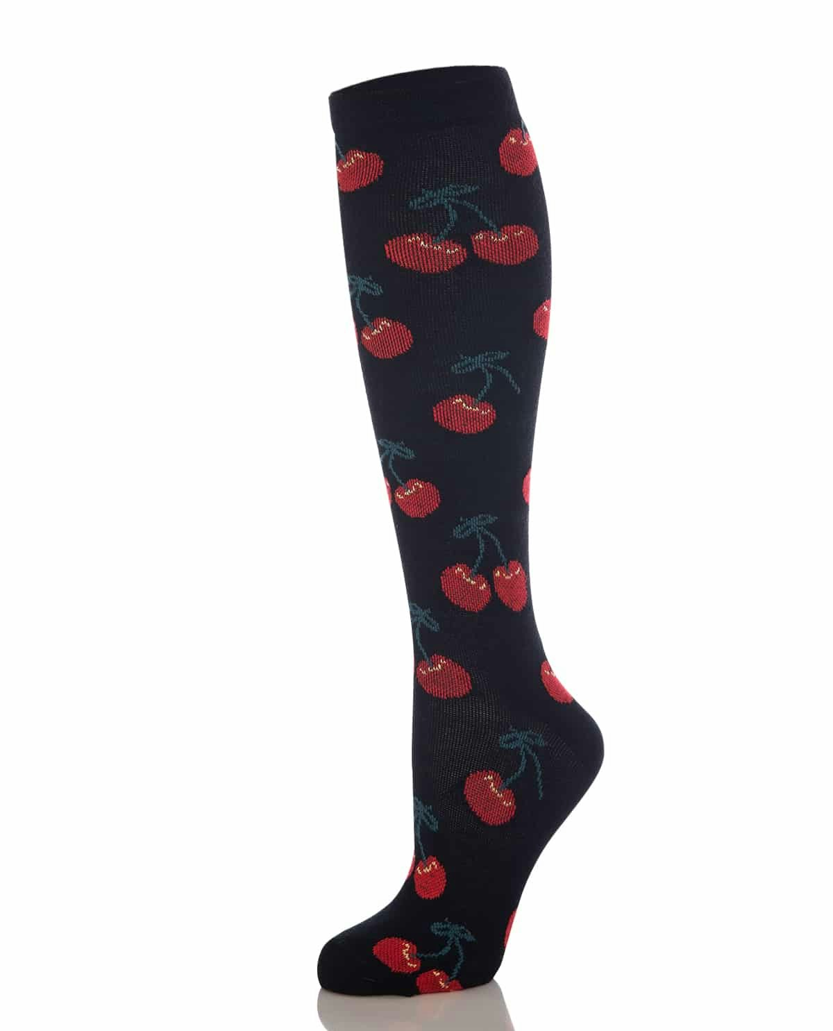 Cherry Black Stödstrumpa 14-16 mmhg