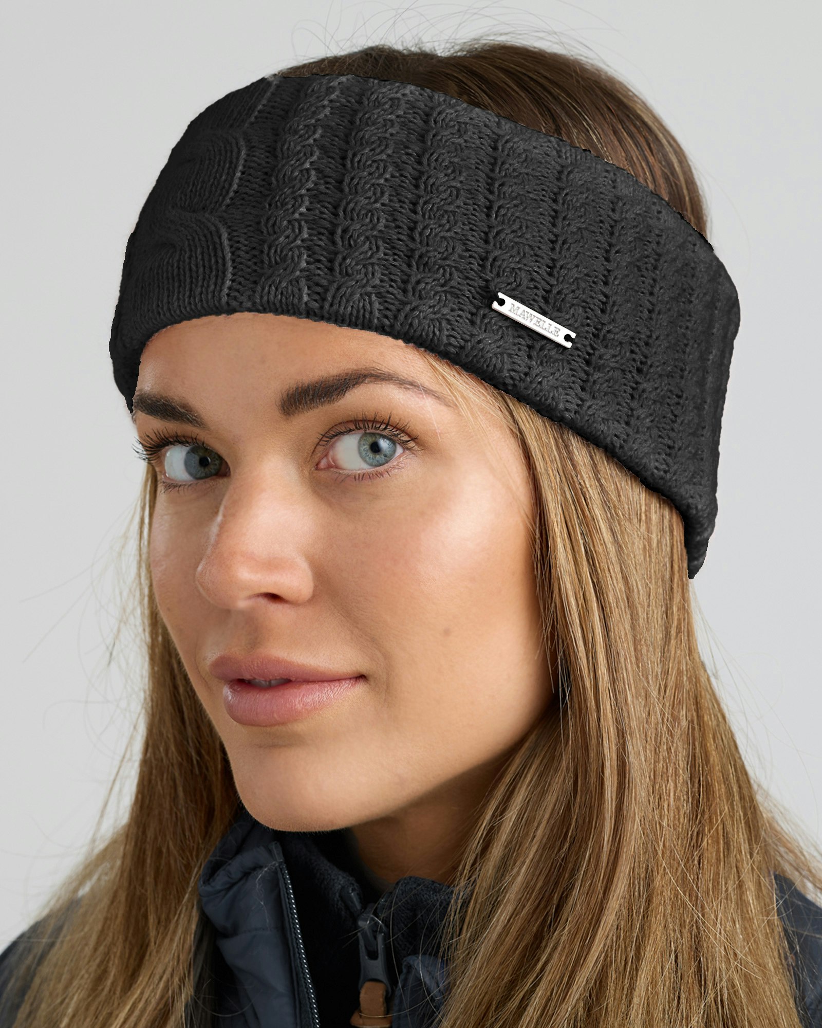 Headband, Black melange