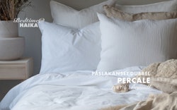 Påslakanset Percale White i 2 eller 3 delar