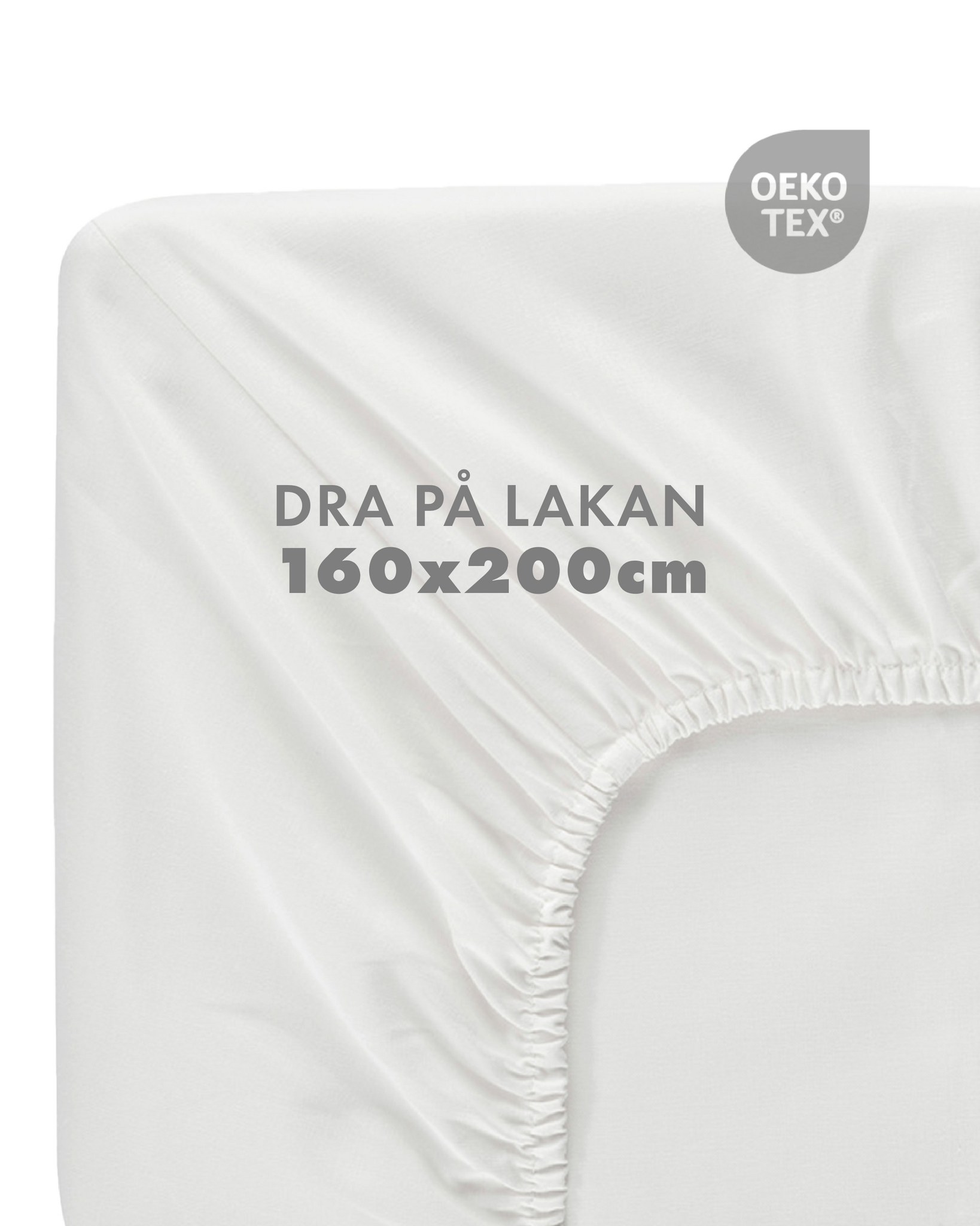 Dra-på-Lakan Bomull B160x200cm