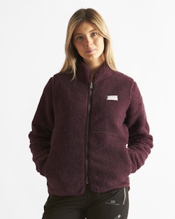 Pile Fleece Jacka Dam, Plum