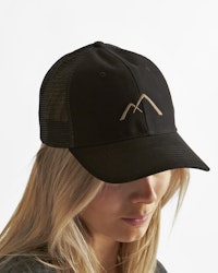 Trucker-Keps med Mesh Mountain - Svart