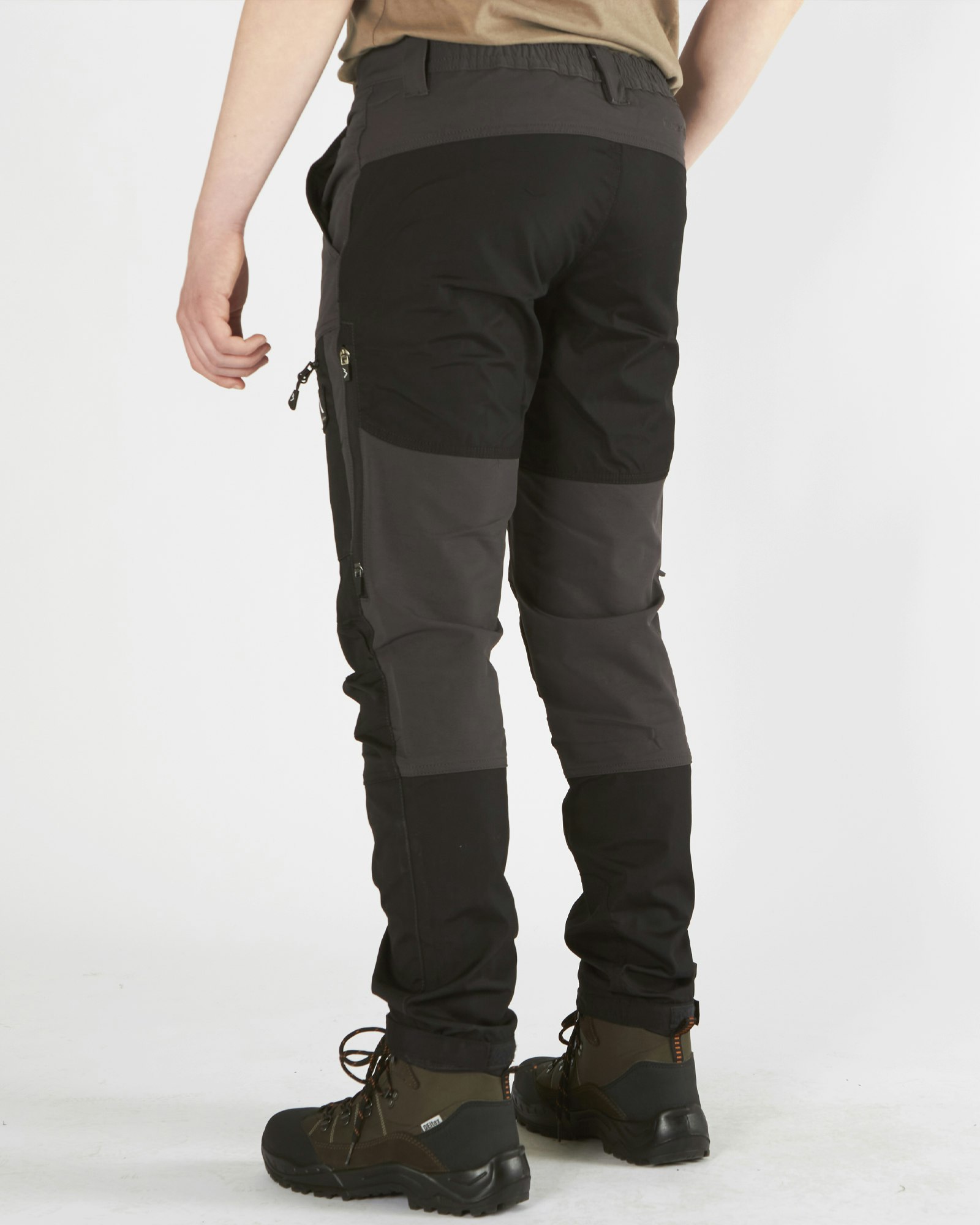 Friluftsbyxa Quick-Dry 4H24 Herr, Grey/Black