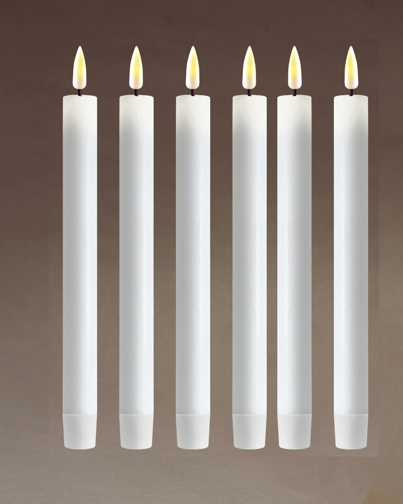 Inomhus LED-Kronljus VITA 24cm - Real Flame, set av 2,4 el. 6st