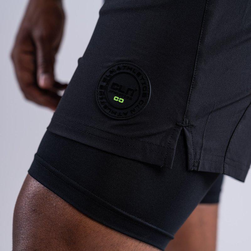 Shorts Rep 2 in 1 CLN Herr, Black