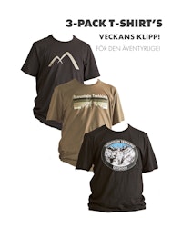 3 Pack T-shirt Herr