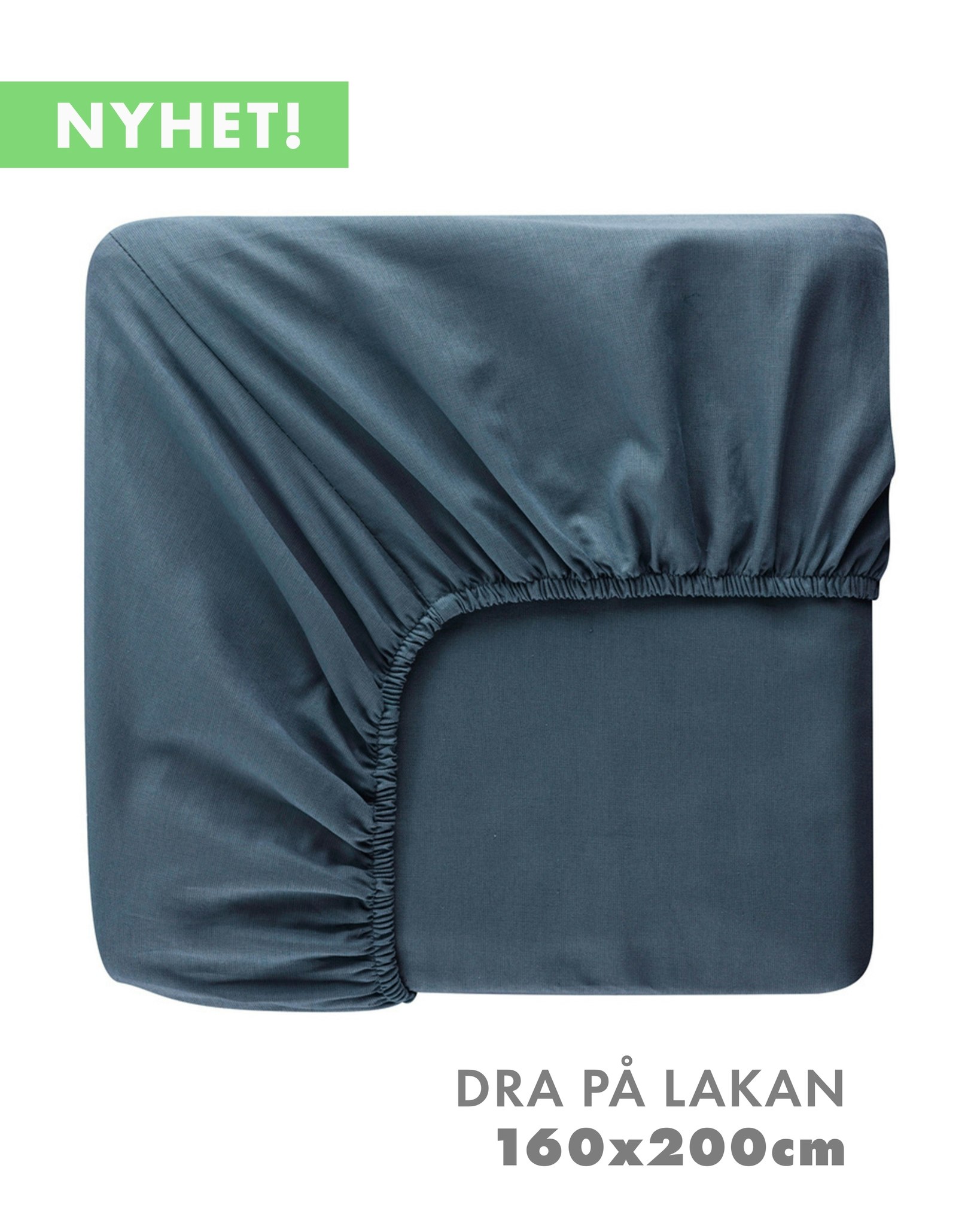 Dra-på-Lakan Bomull B160x200cm