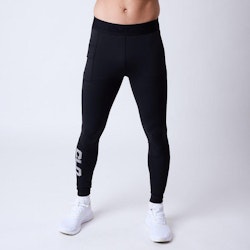 Corp Tränings Tights Herr, Black