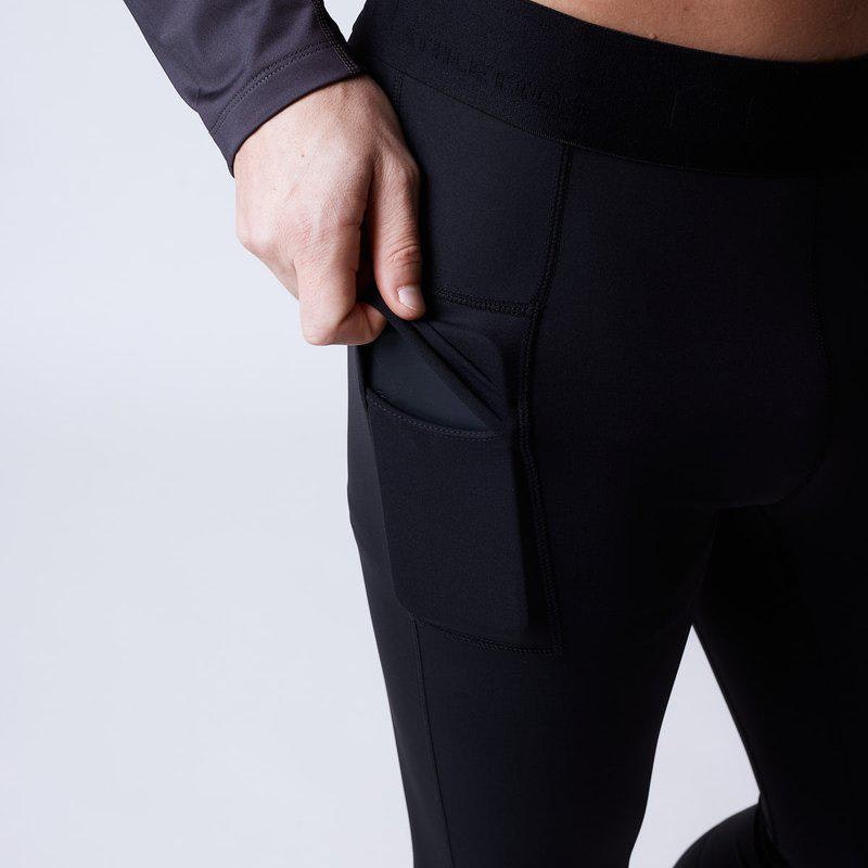 Corp Tränings Tights Herr, Black