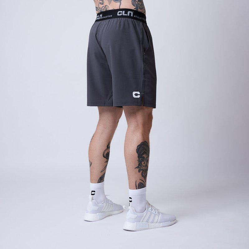 Shorts 4-vägs Stretch Loose-Fit Herr, Dk.Grey