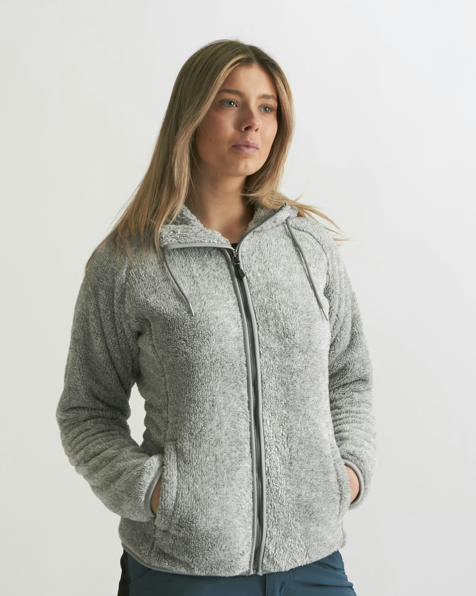 Hoodie Softpile Dam, Grey