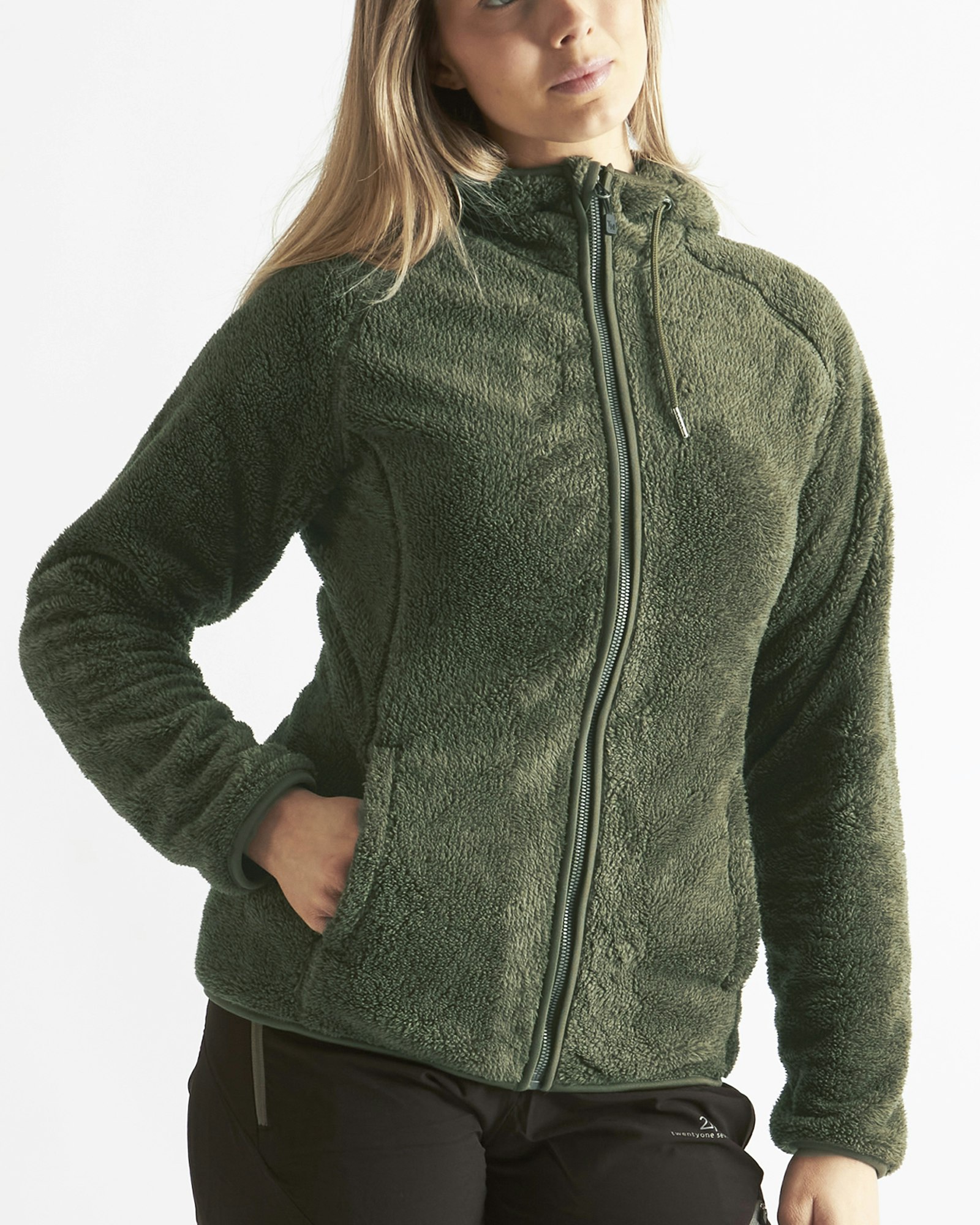 Hoodie Softpile Dam, Green