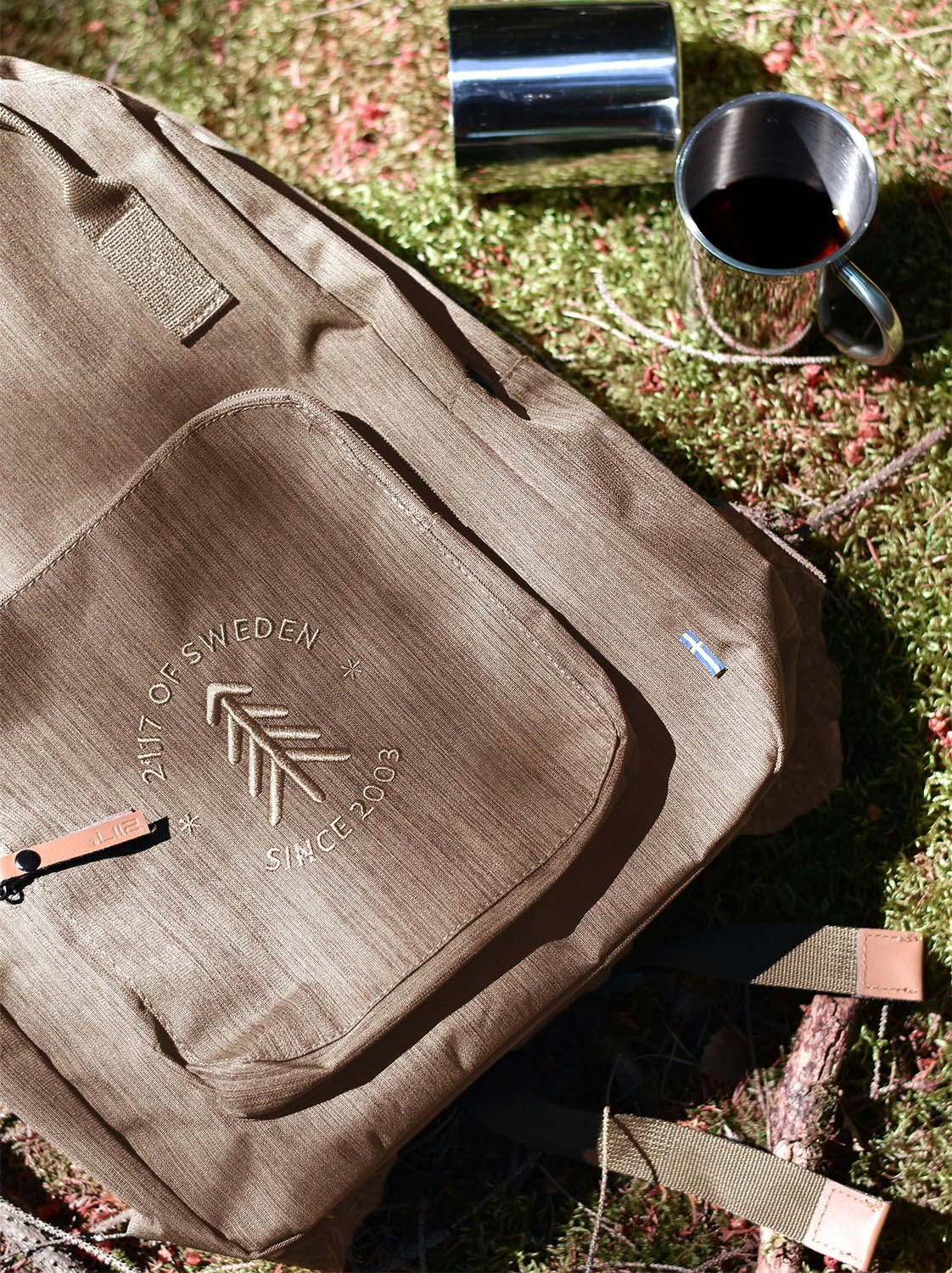 Ryggsäck Skog 20L Beige