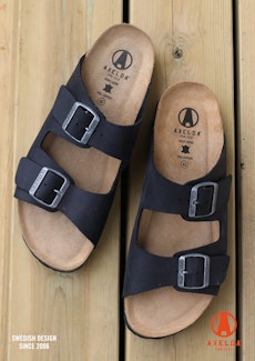 Sandaler Mjukt Läder, Svart