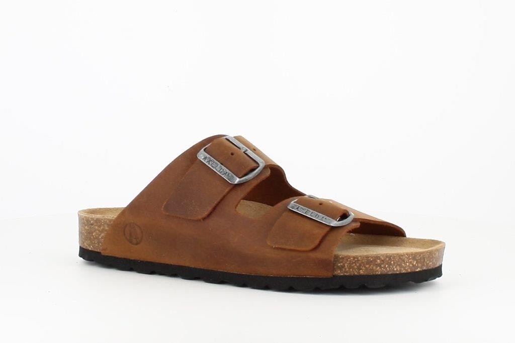 Sandaler Mjukt Läder, Kanelbrun