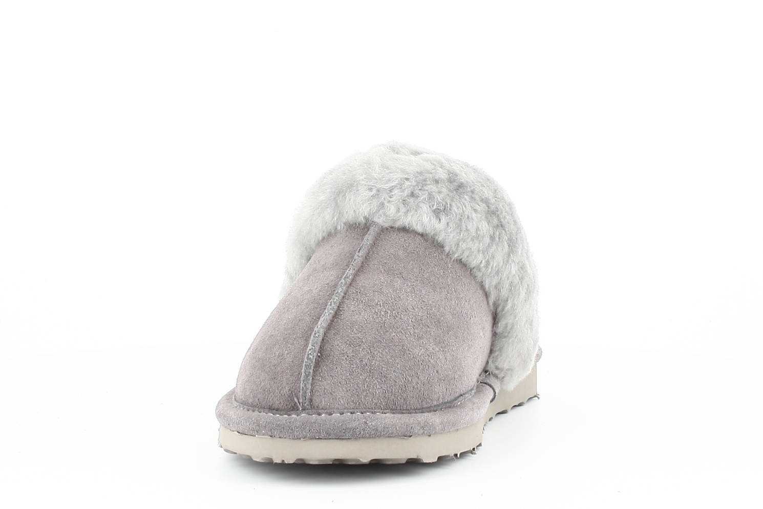 NANCY Fårskinn Slippers, Light Grey