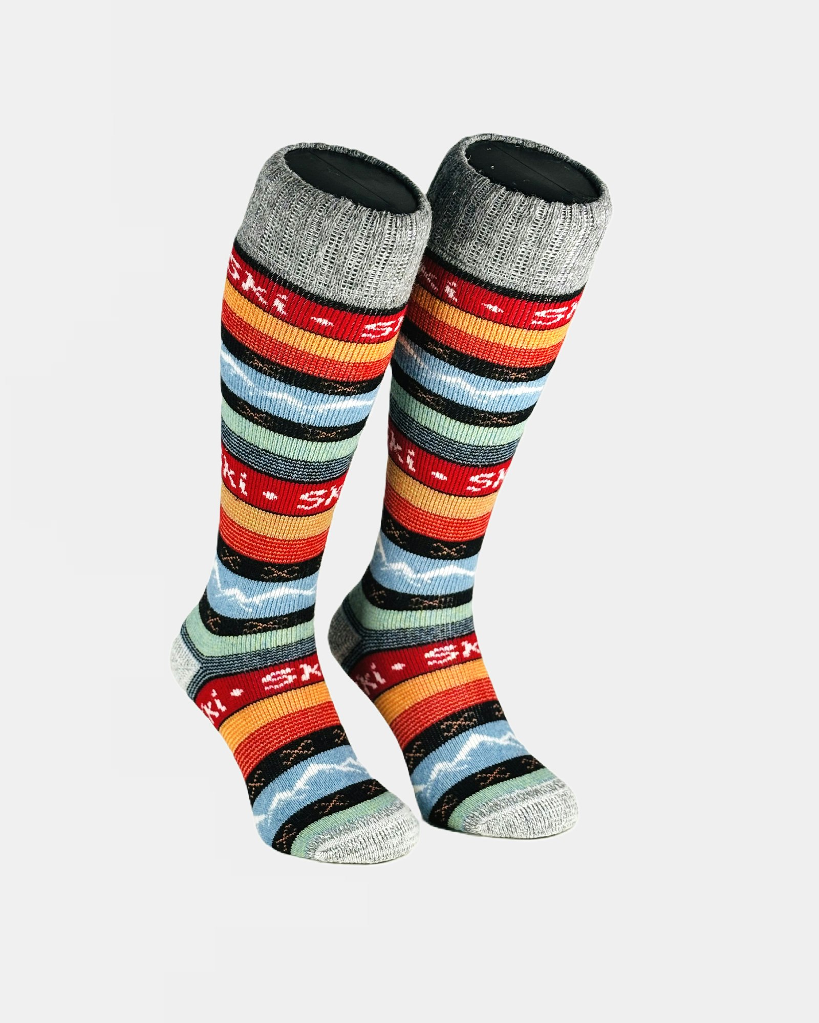 Alpine-Ski Ullsocka, Grå 1-par
