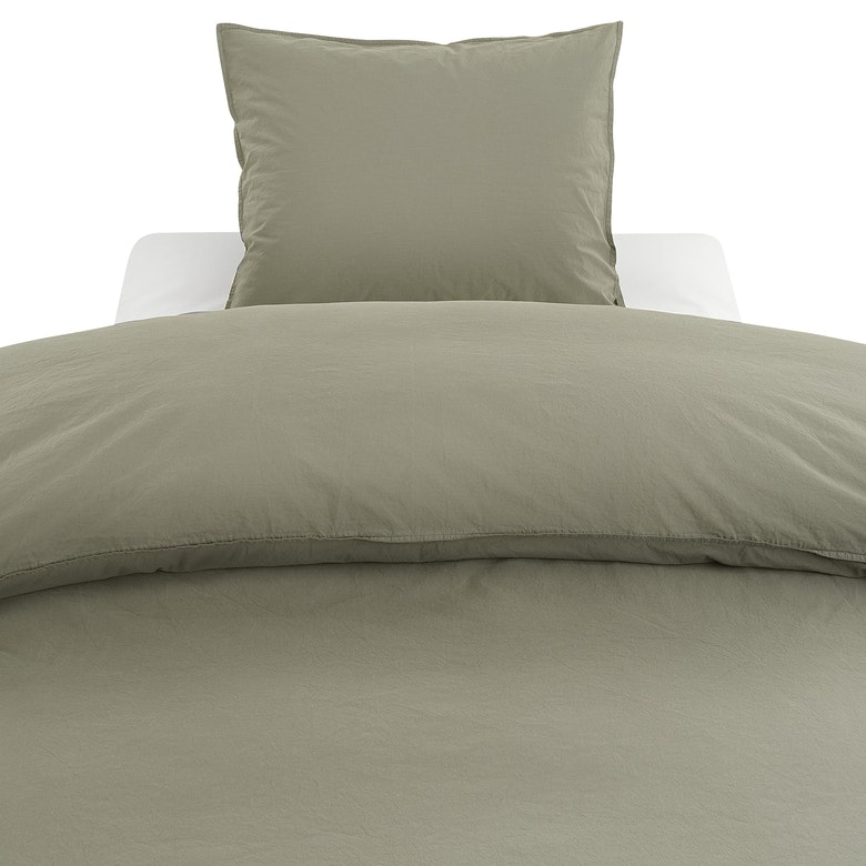Påslakanset Waveless Percale - Grön