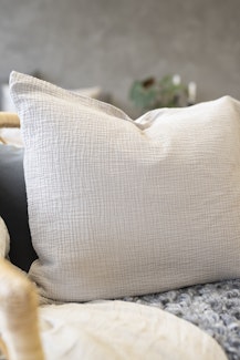 Påslakanset i Mjuk Bomullsmuslin, Sand