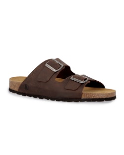 Sandaler Mjukt Läder, Mörkbrun