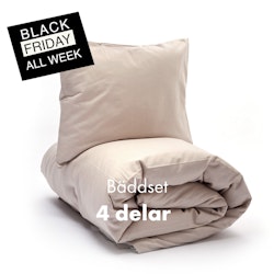 Påslakanset Cotton Beige i 4-delar