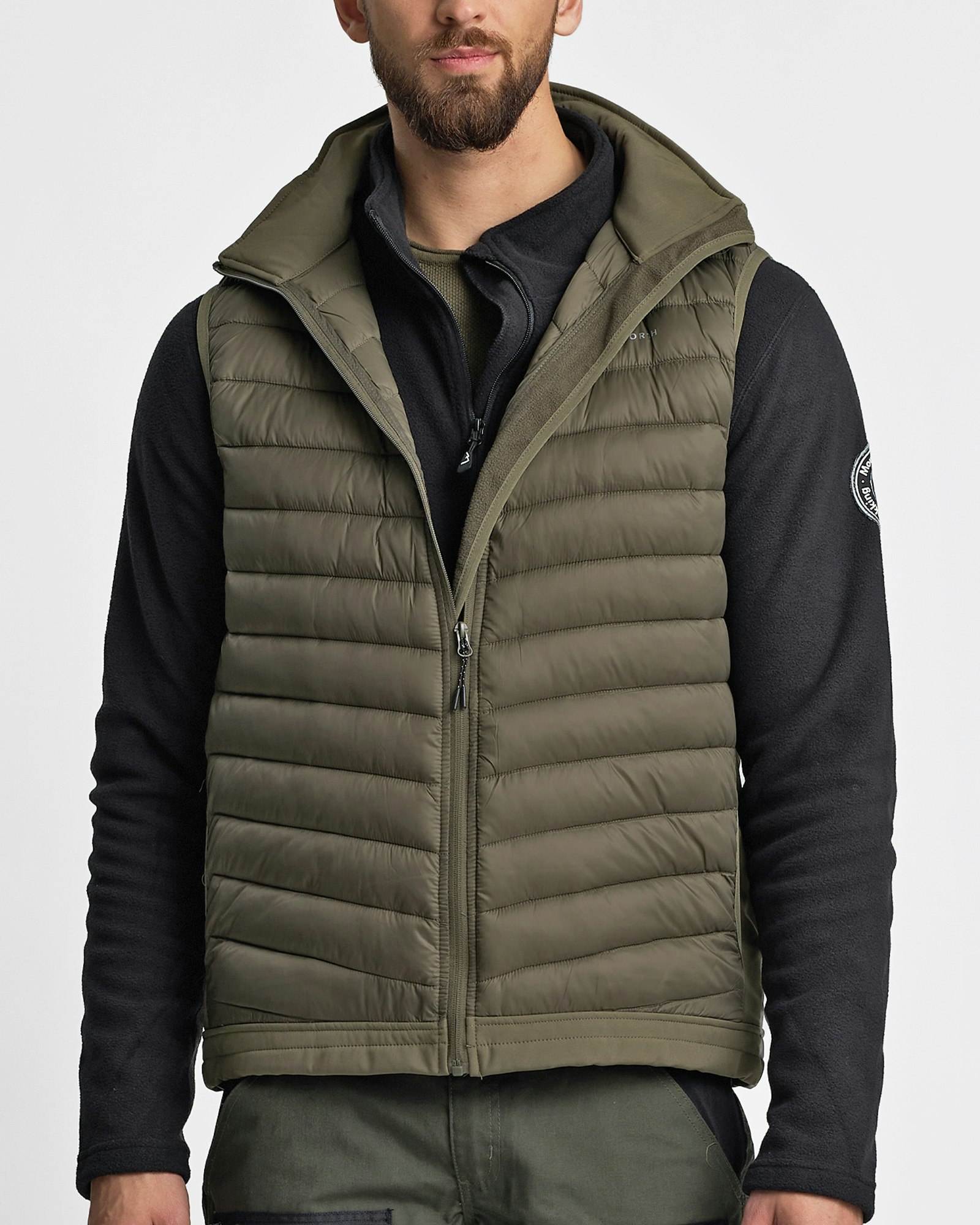 Väst Softshell-Hybrid Herr Tarmac