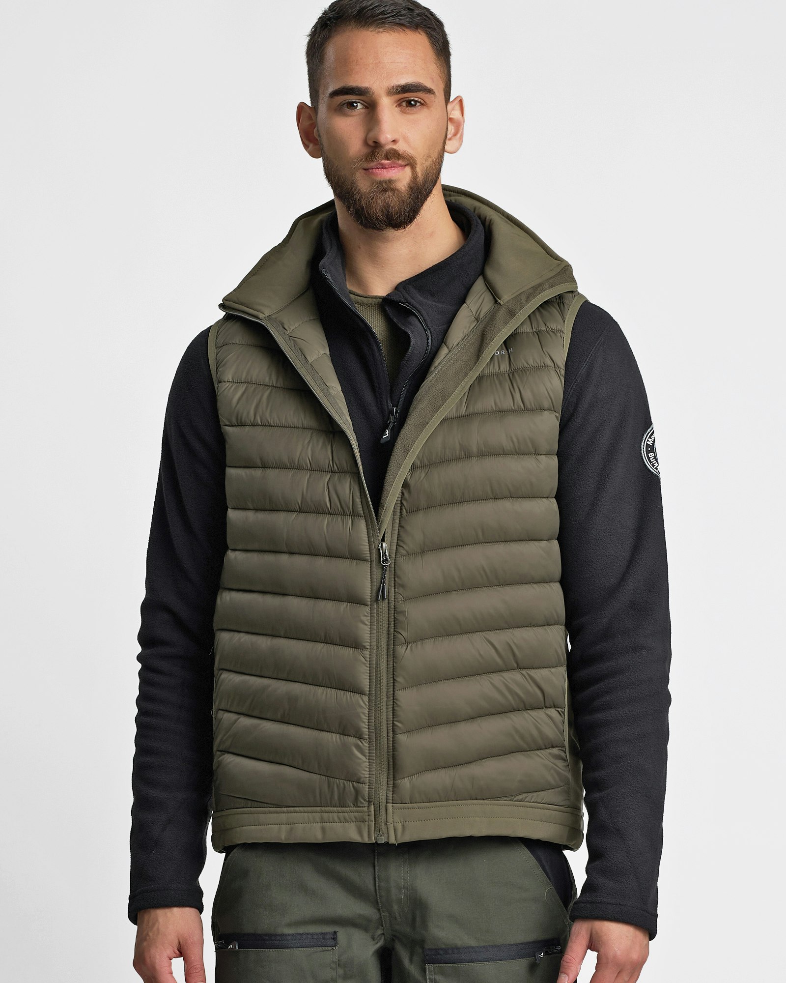 Väst Softshell-Hybrid Herr Tarmac