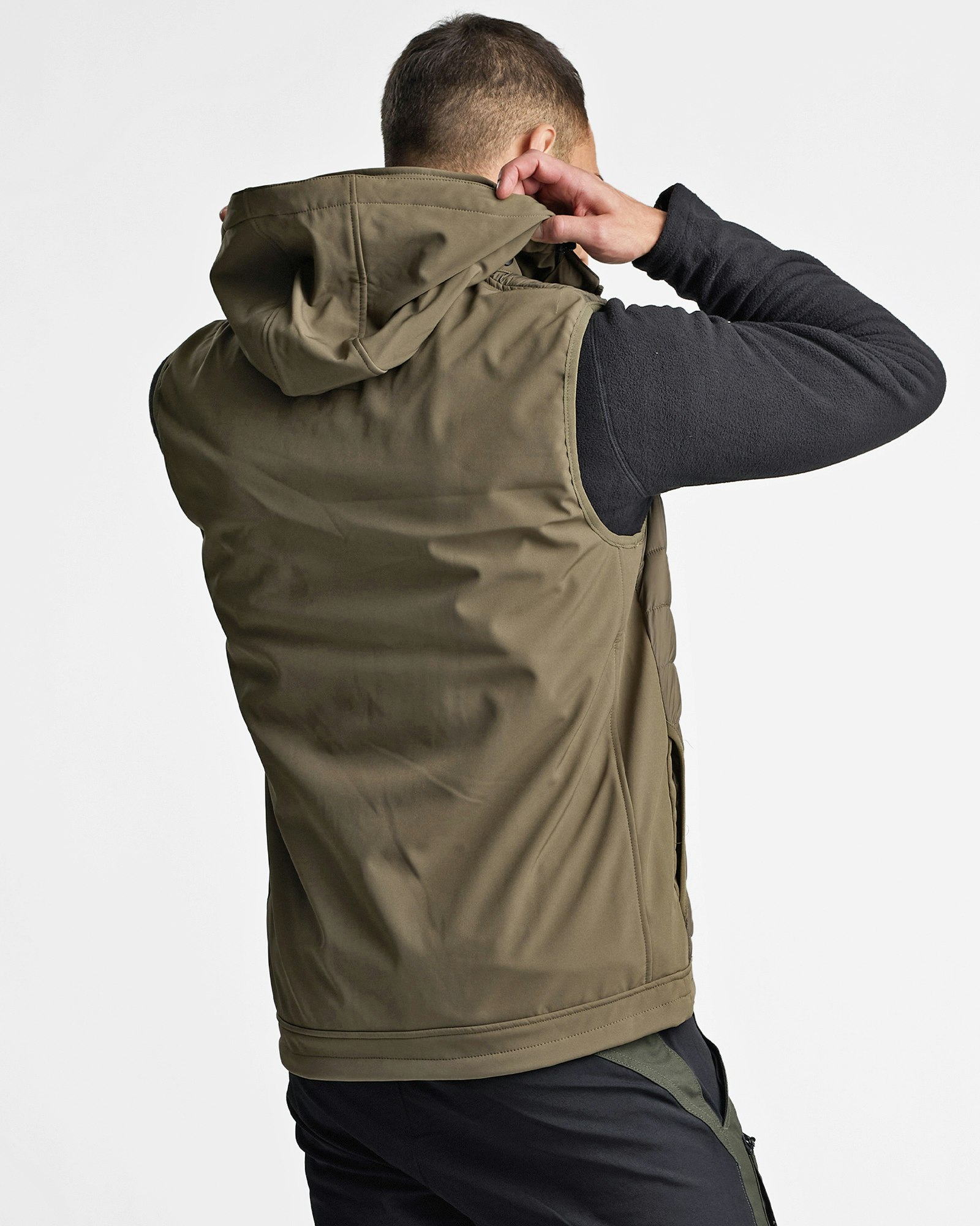 Väst Softshell-Hybrid Herr Tarmac