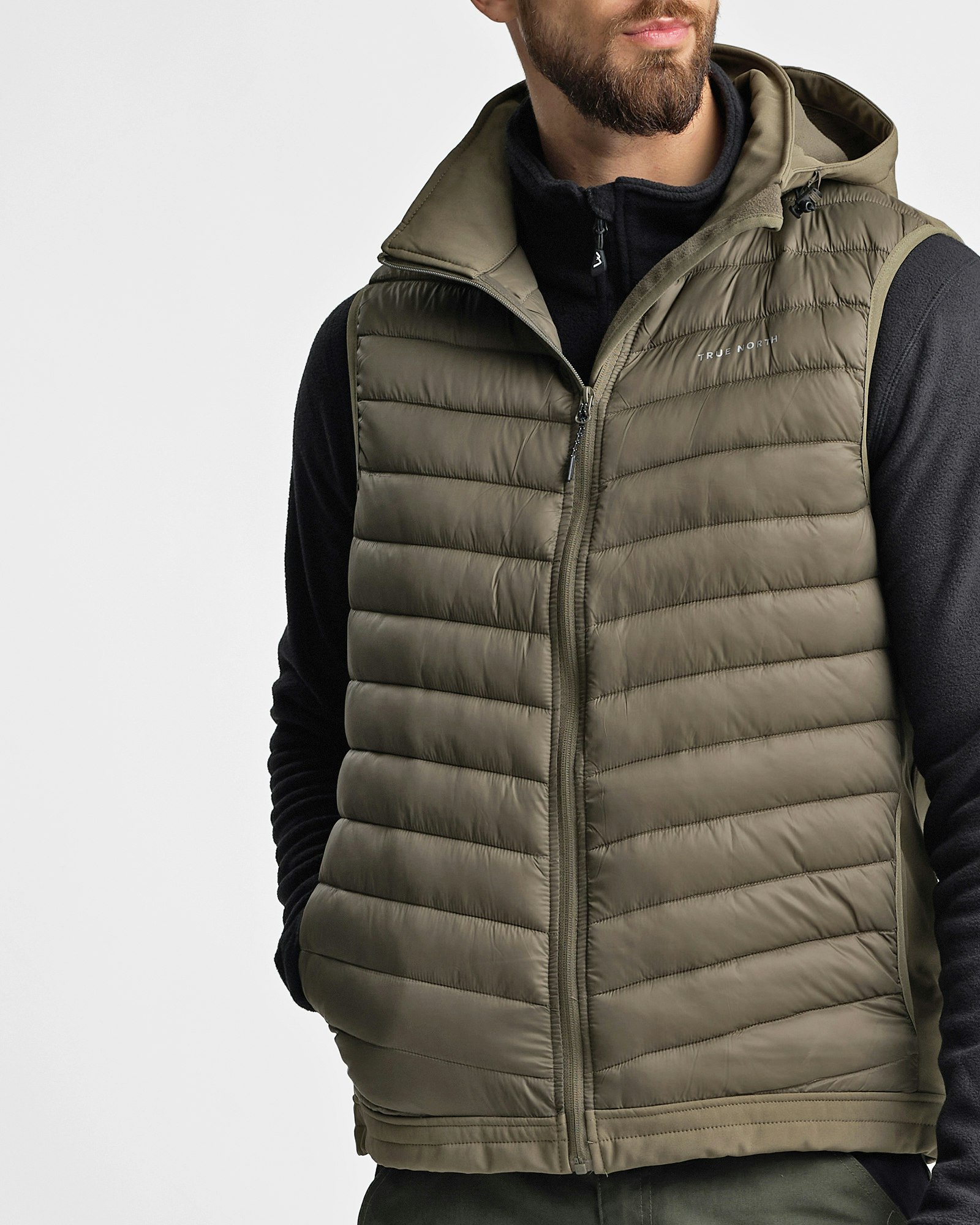 Väst Softshell-Hybrid Herr Tarmac