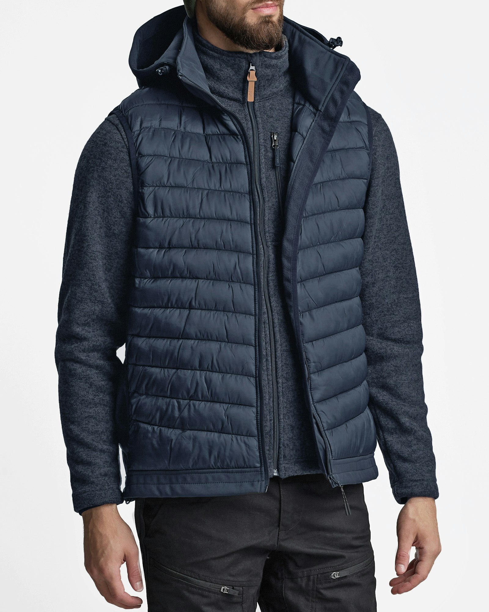 Väst Softshell-Hybrid Herr INK