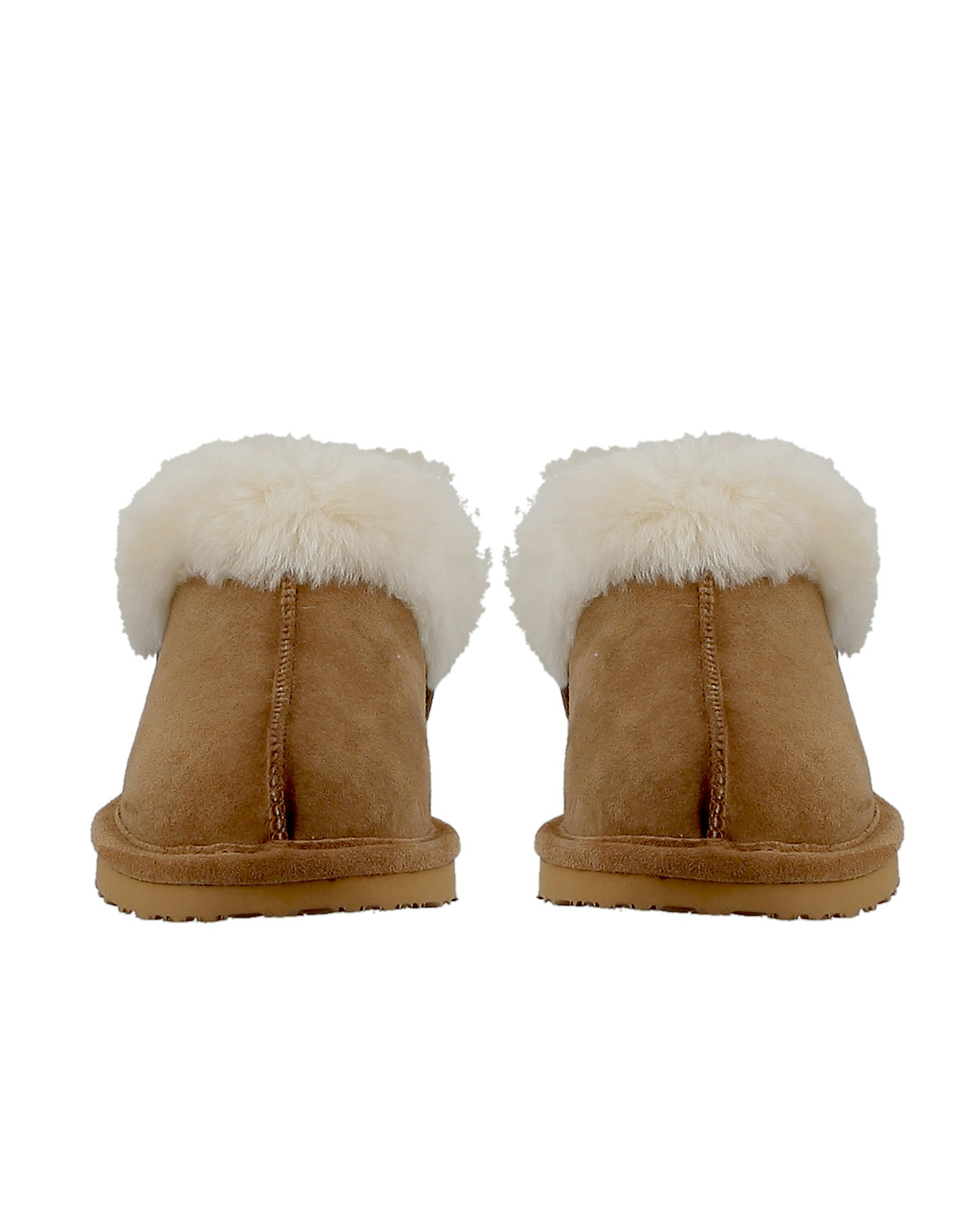 DOVRE Fårskinn Double-Faced Axelda, Chestnut/Creme