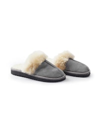 Fårskinn Slippers FJÄLL, Ljusgrå