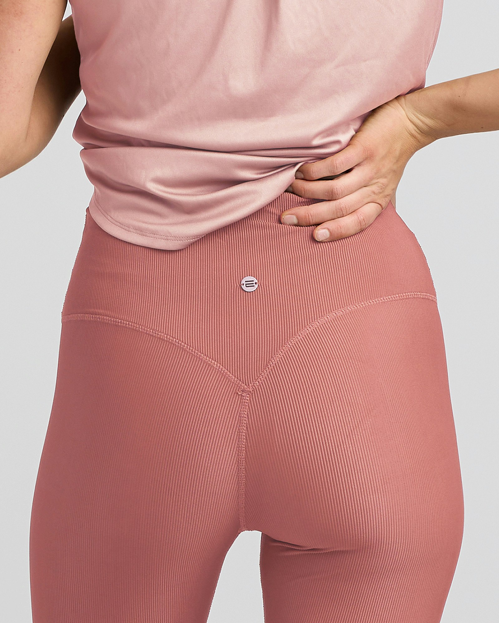 Ribbtights High Waist - Coral