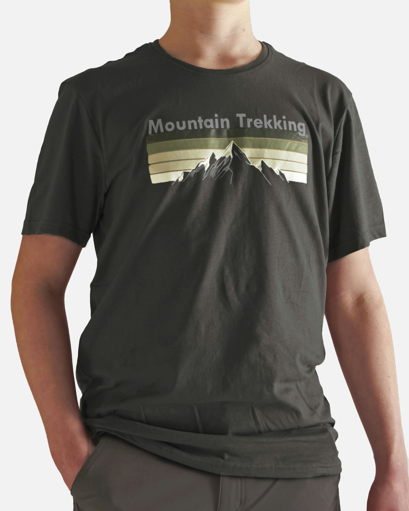 T-Shirt Moutain Trekking Dk.Grey