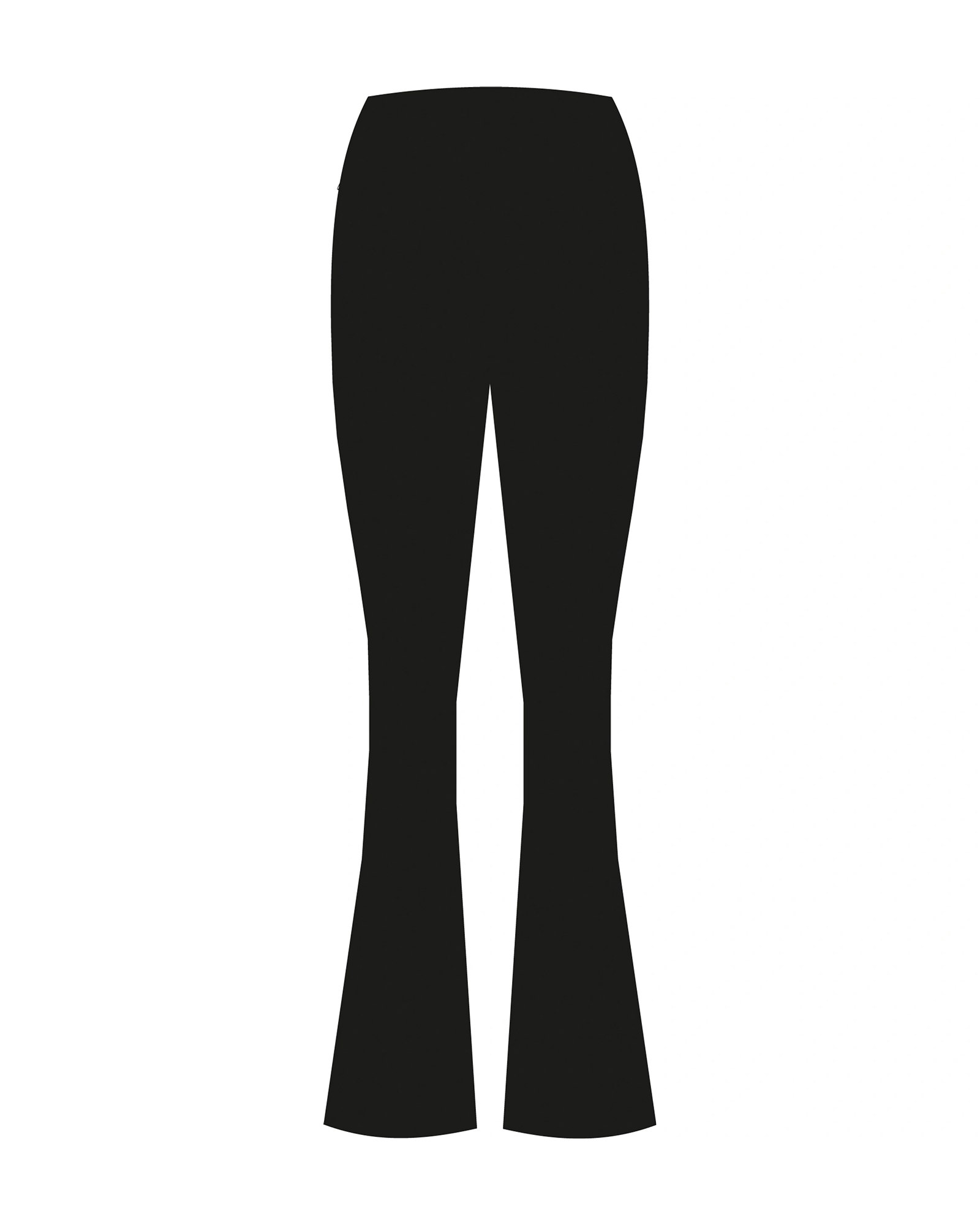 Flared Gym Leggings Women 7428084-010 Black