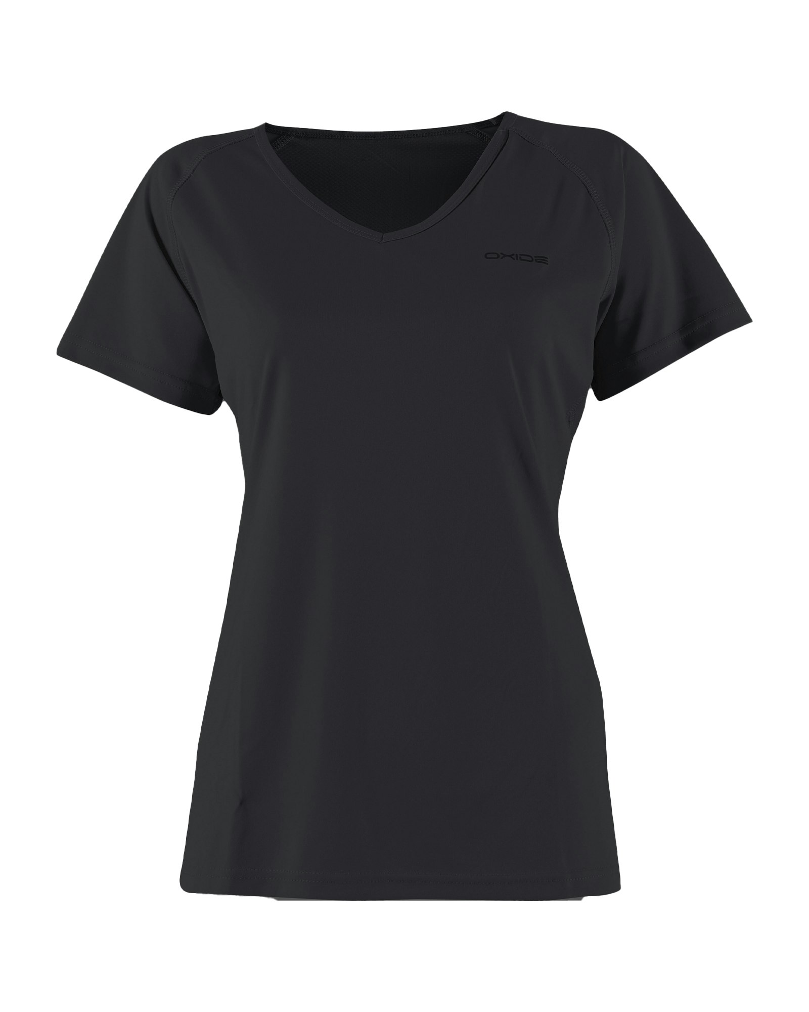 Tränings T-shirt V-neck Dam, Black