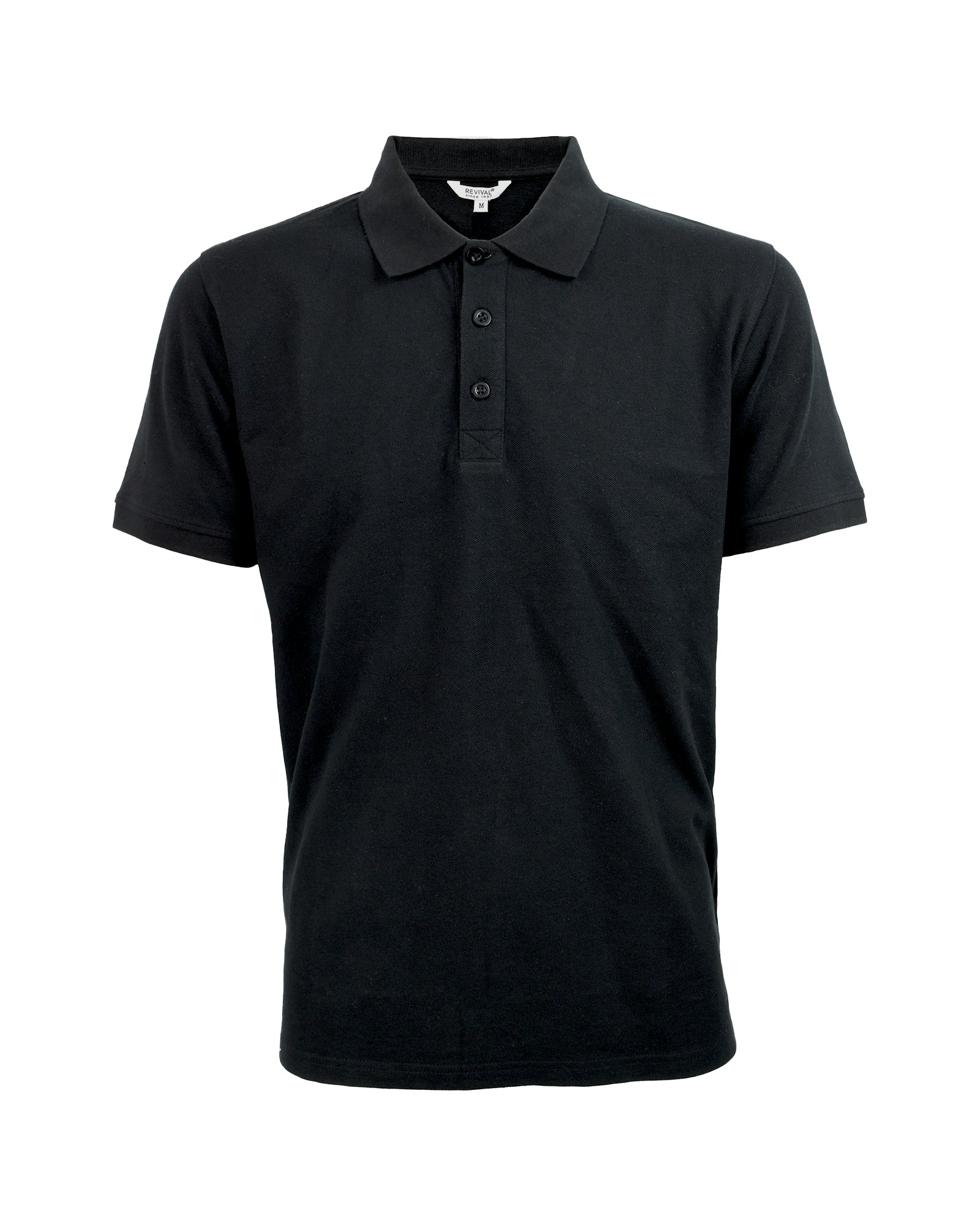 Pikétröja Regular Fit Black
