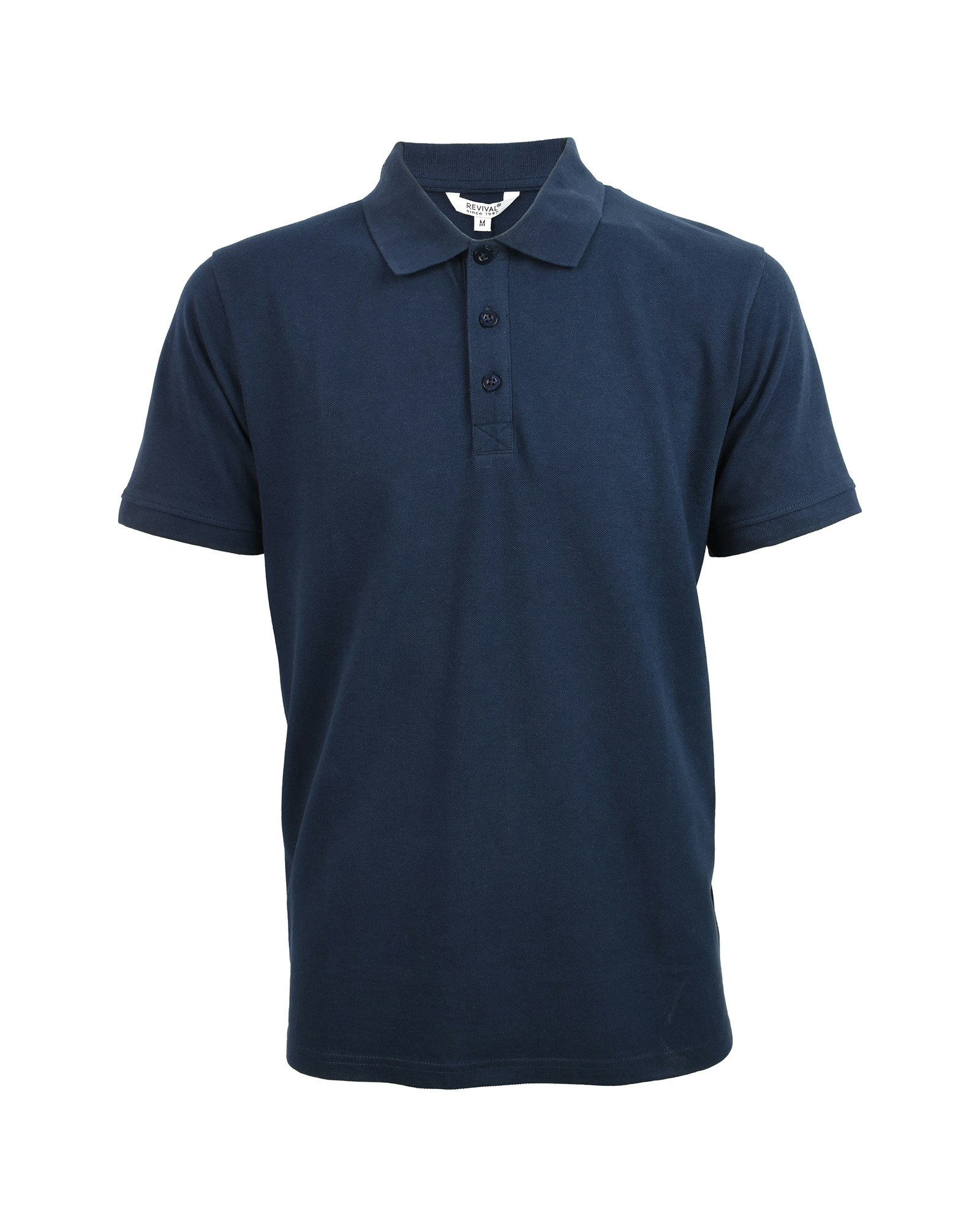 Pikétröja Regular Fit Marin