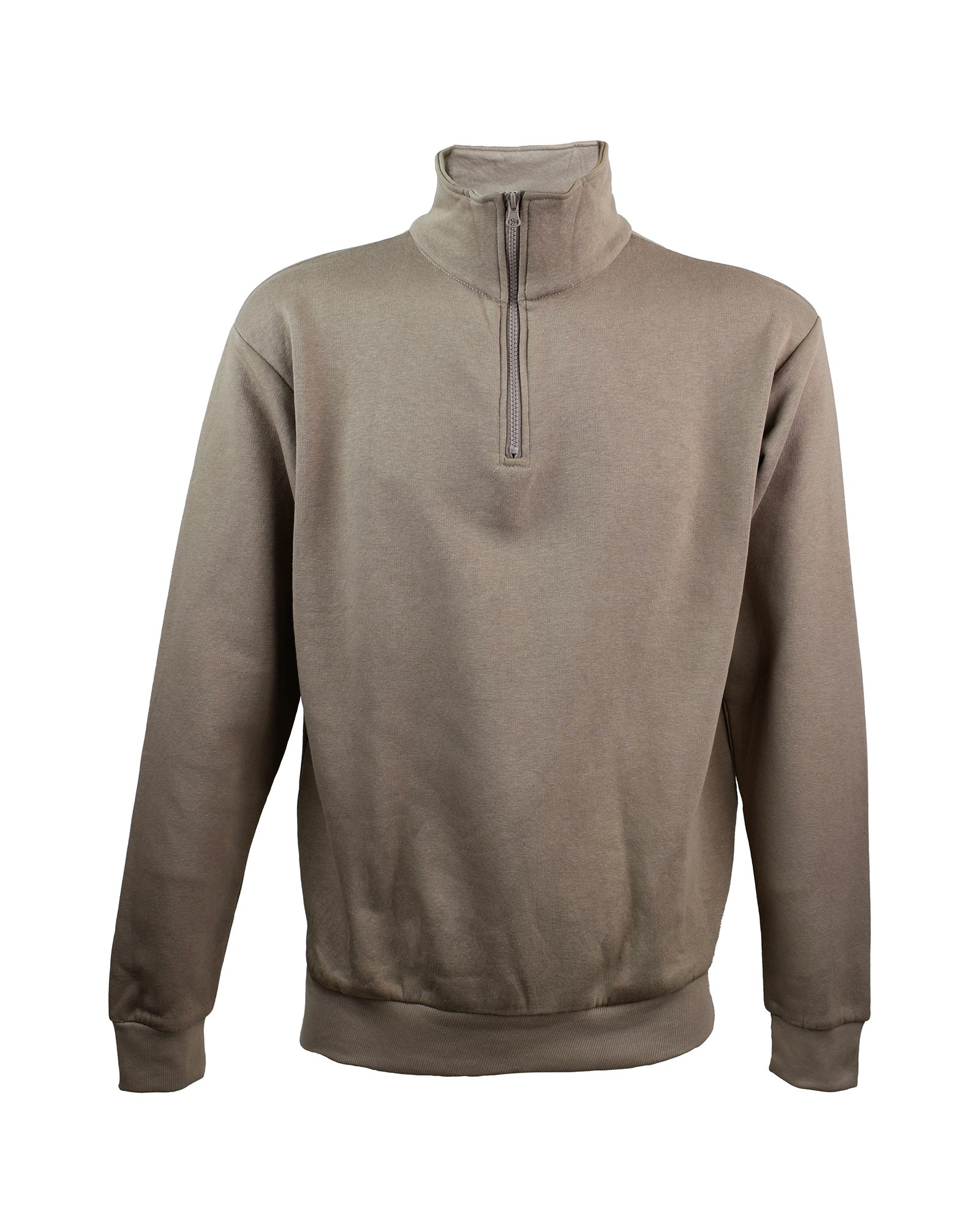 Tröja Halv-zip Herr Brun