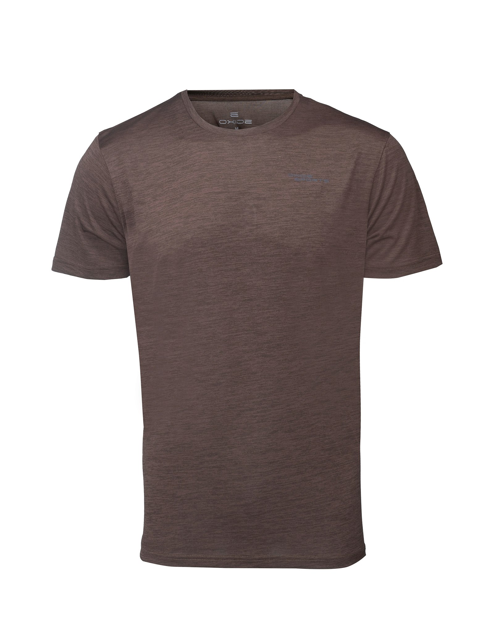 Gym T-Shirt Herr, Brown Mel