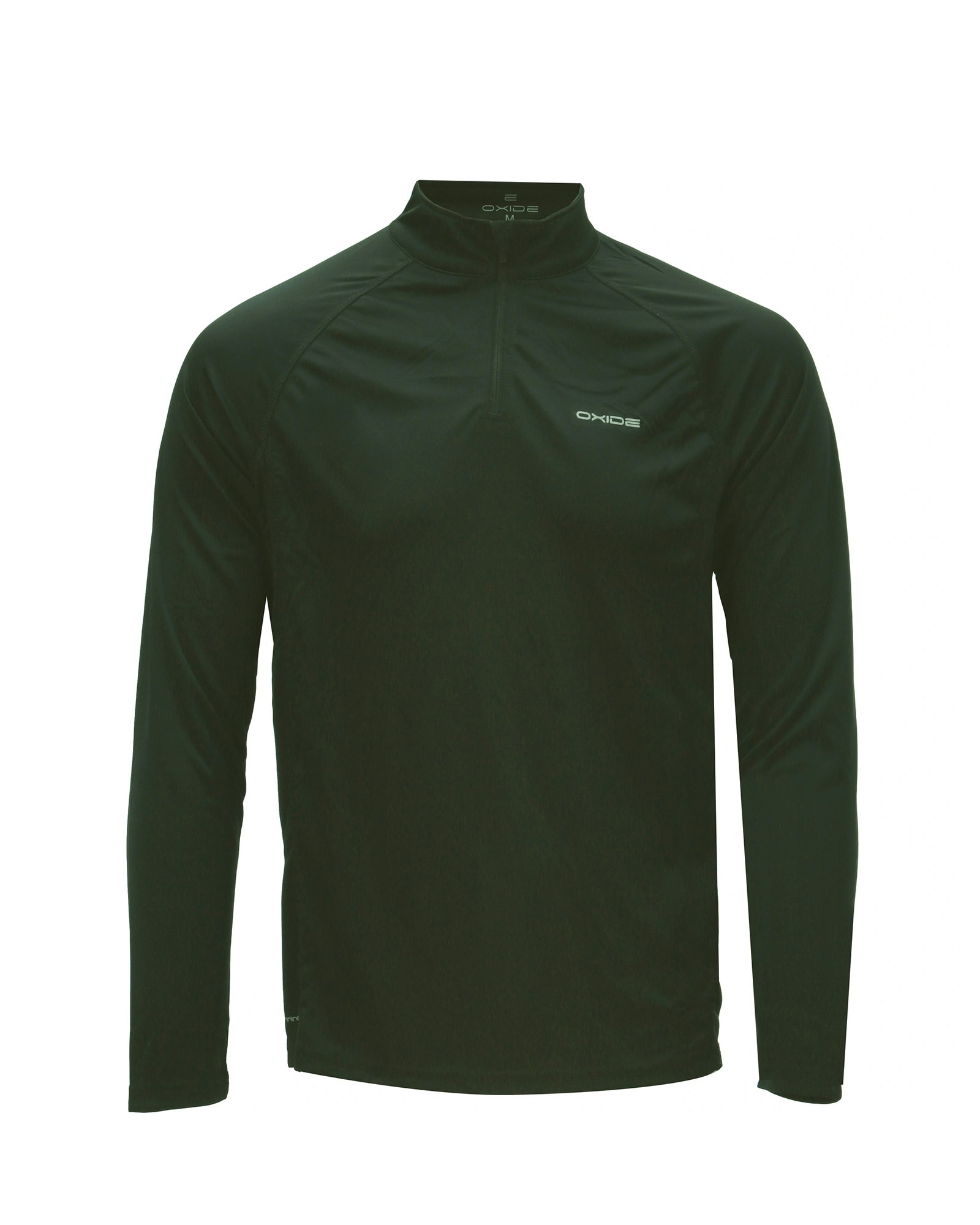 Training Long Sleeve Half-Zip Polo Herr Jungle Green