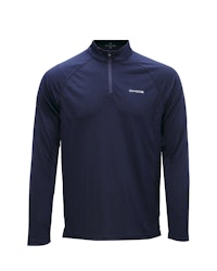 Training Long Sleeve Half-Zip Polo Herr Dk.Blue