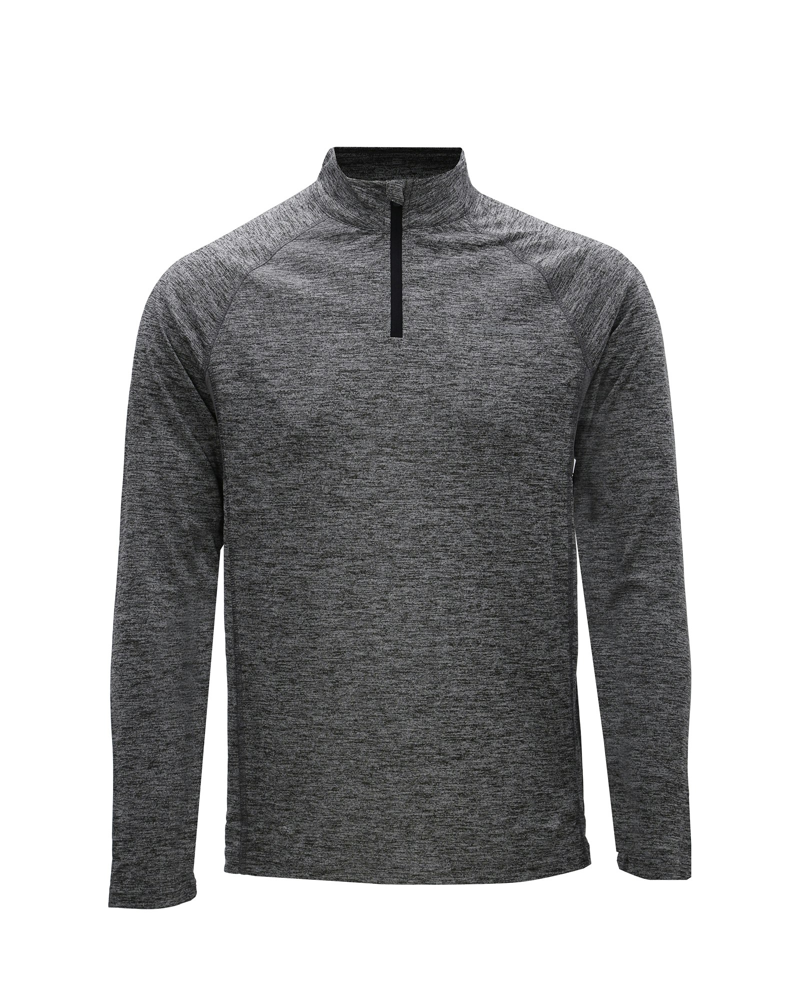Training Long Sleeve Half-Zip Polo Herr Mid.Grey Mel