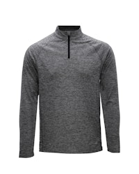 Training Long Sleeve Half-Zip Polo Herr Mid.Grey Mel